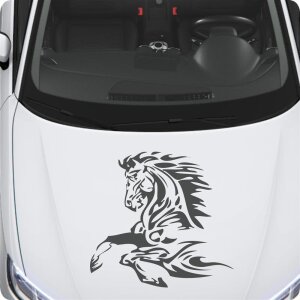 Autoaufkleber  2 Tribal Pferd  XXL  40 cm