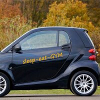 Autoaufkleber sleep-eat-GYM Sticker Aufkleber Fahrzeug Gym Fitness