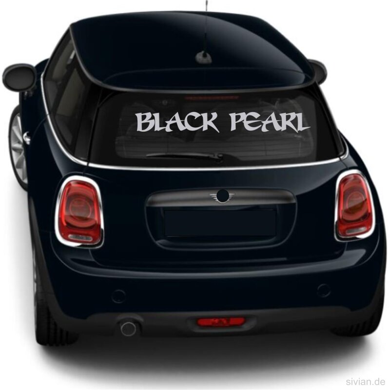 Black Pearl Autoaufkleber