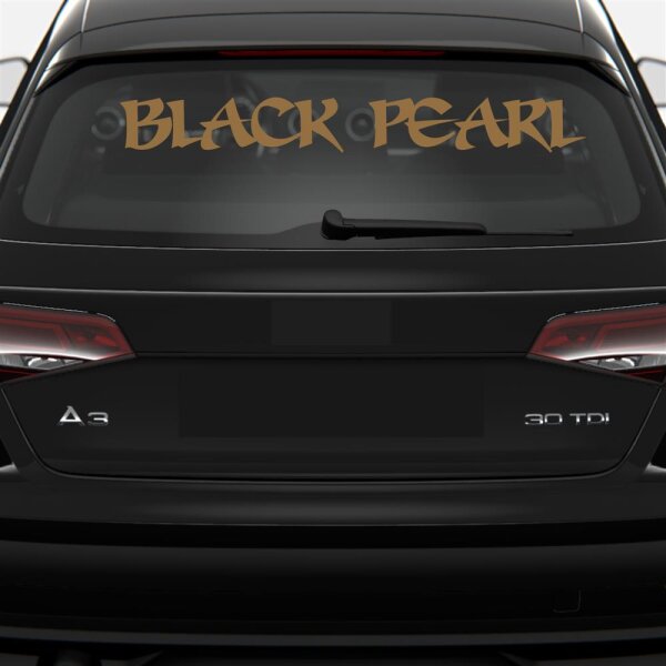 Black Pearl Autoaufkleber