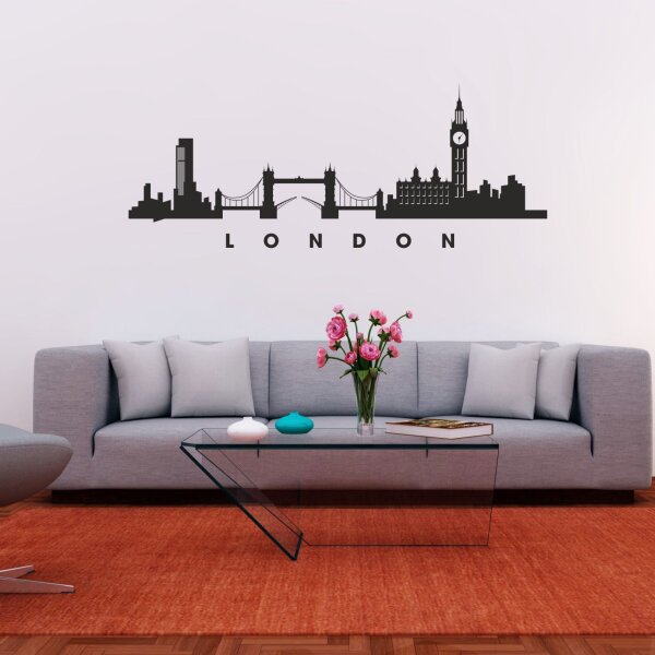 Wandtattoo London Skyline