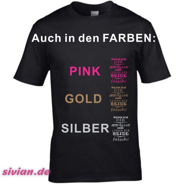 T-Shirt mit Spruch HUSCH! Hinfort mit dir