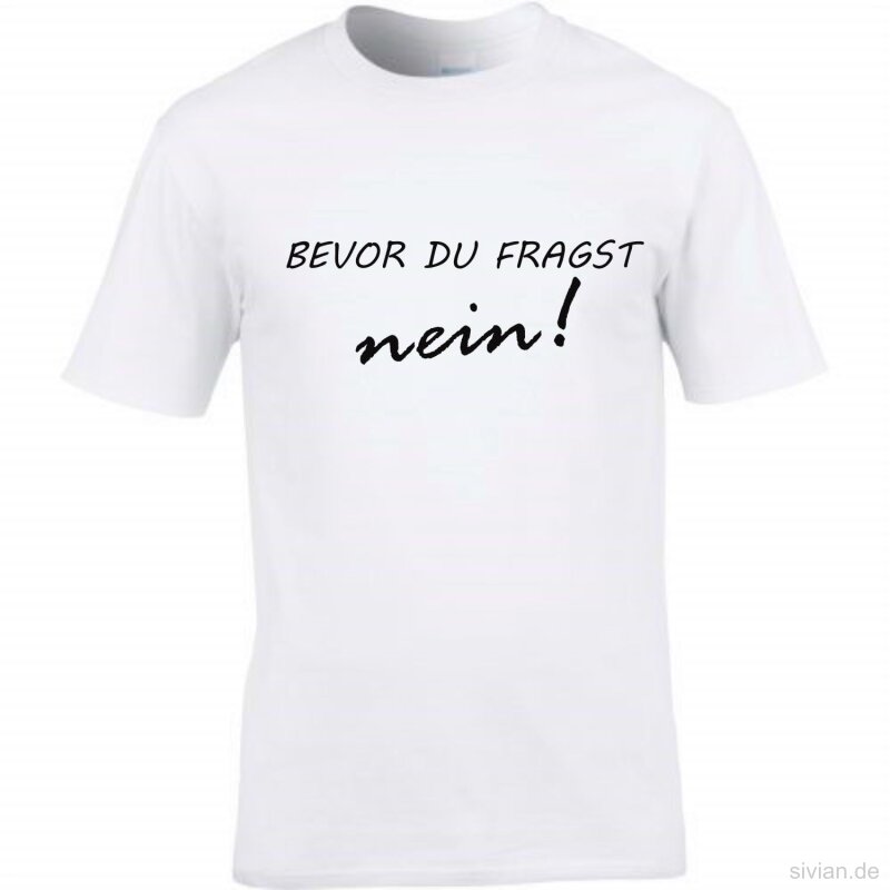T-Shirt mit Funspruch online bestellen, schöne Geschenkidee bei sivia