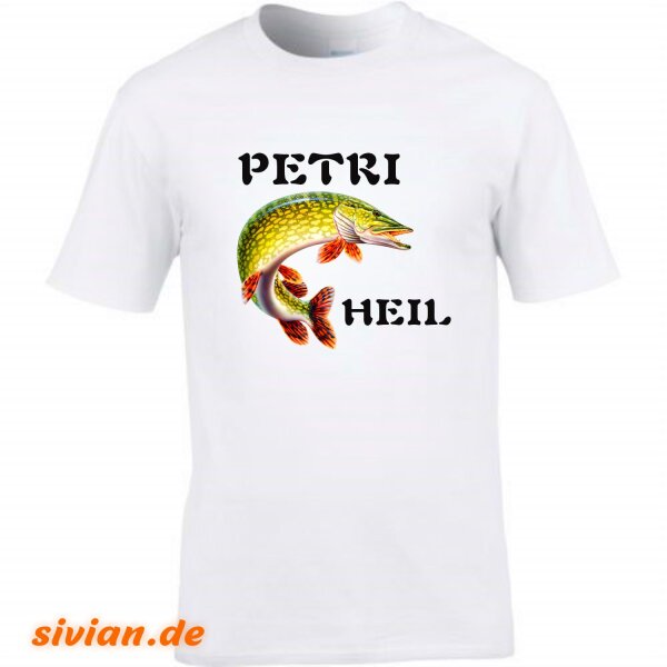 T-Shirt Fisch Petri Heil