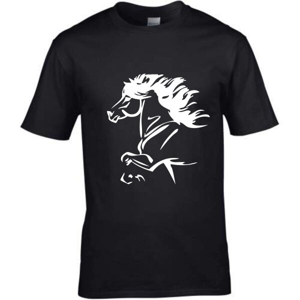 T-Shirt mit Island Pferd