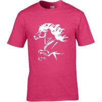 T-Shirt mit Island Pferd