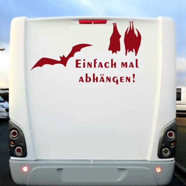 Aufkleber Wohnmobil Fledermäuse