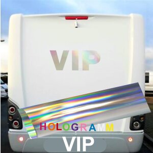 Aufkleber VIP Wohnmobil Hologramm Oil Slick
