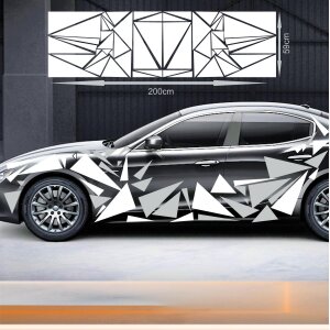 Dreiecke Set Camouflage Auto Aufkleber Sticker