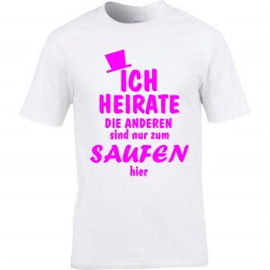 T-Shirt Junggesellenabschied Bräutigam