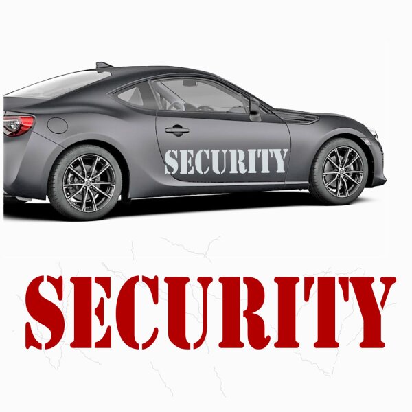 Security Autoaufkleber