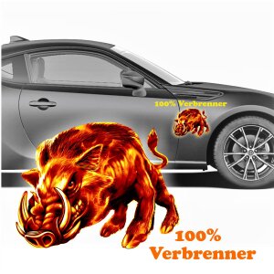 Verbrenner Wildschwein