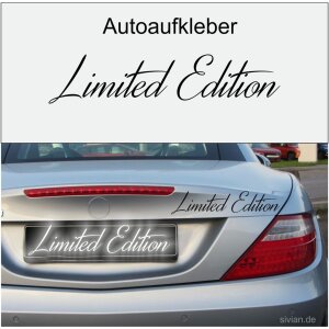 Autoaufkleber Limited Edition Aufkleber JDM Tuning...